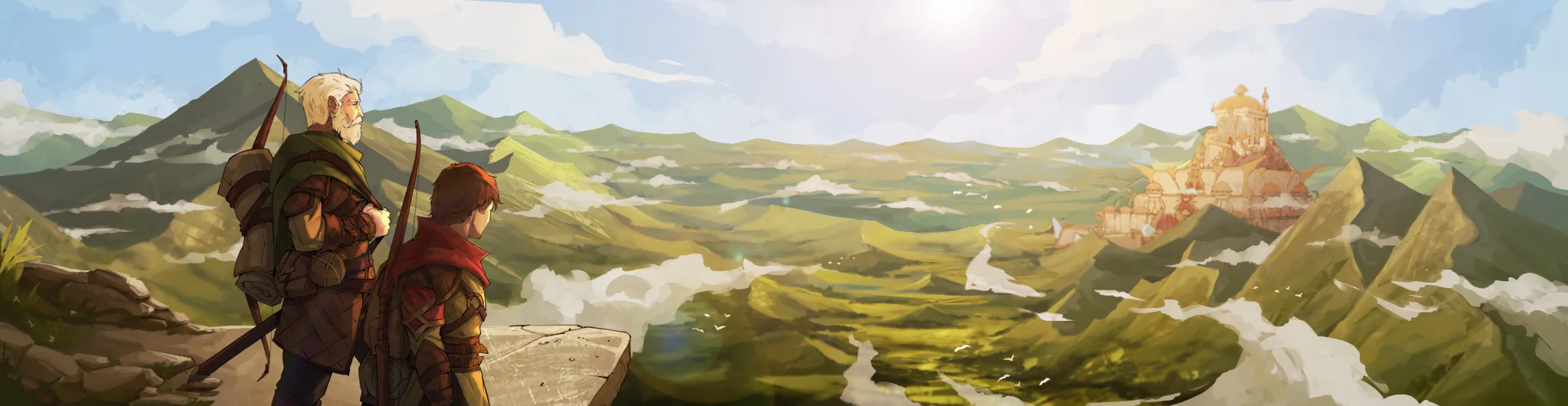 Gavric and Drail look out over Solvasthar